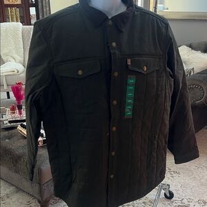 Coleman Men's Quilted Shirt Jacket - olive